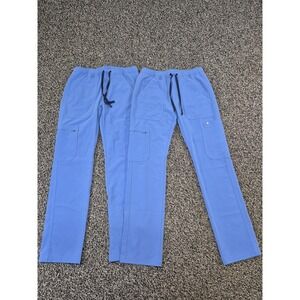 FIGS Cairo‎ Cargo Scrub Pants Men's XS Blue Lot of 2 TM3001 PO 1659